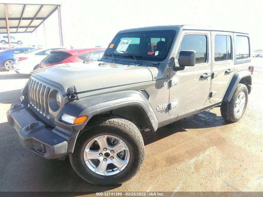2018 JEEP WRANGLER UNLIMITED SPORT S 1C4HJXDN8JW199165
