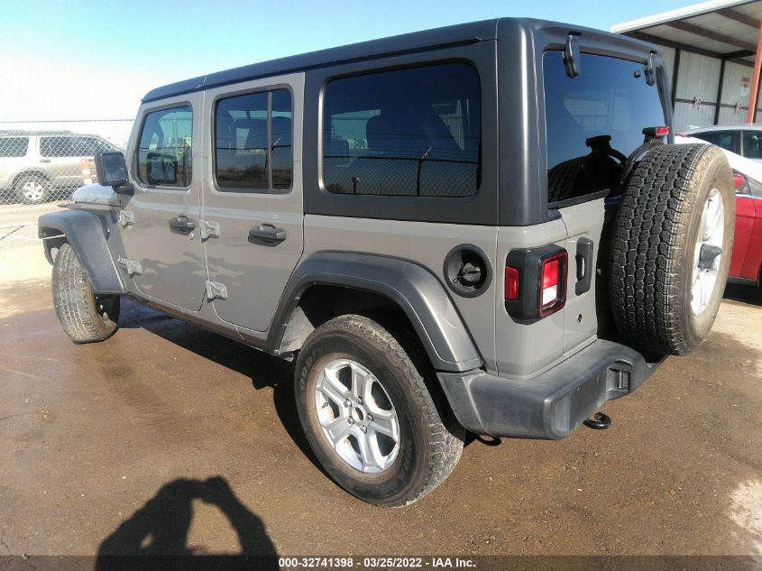 2018 JEEP WRANGLER UNLIMITED SPORT S 1C4HJXDN8JW199165