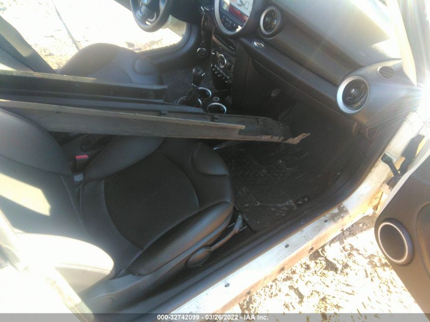 2013 MINI COOPER HARDTOP S WMWSV3C53DT388524