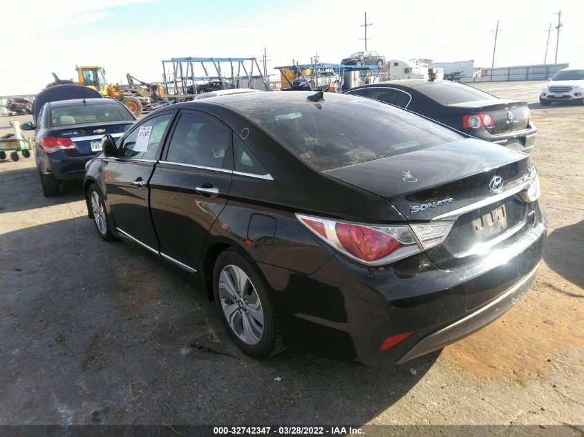 2013 HYUNDAI SONATA HYBRID LIMITED KMHEC4A45DA092210