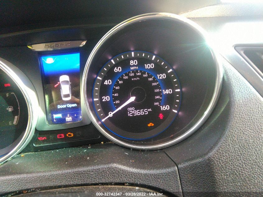 2013 HYUNDAI SONATA HYBRID LIMITED KMHEC4A45DA092210