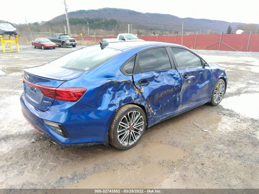 2020 KIA FORTE GT 3KPF44ACXLE203942