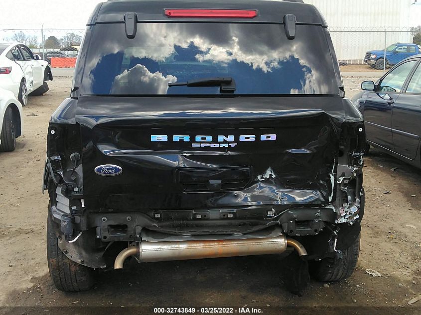 2021 FORD BRONCO SPORT BIG BEND 3FMCR9B67MRA08509