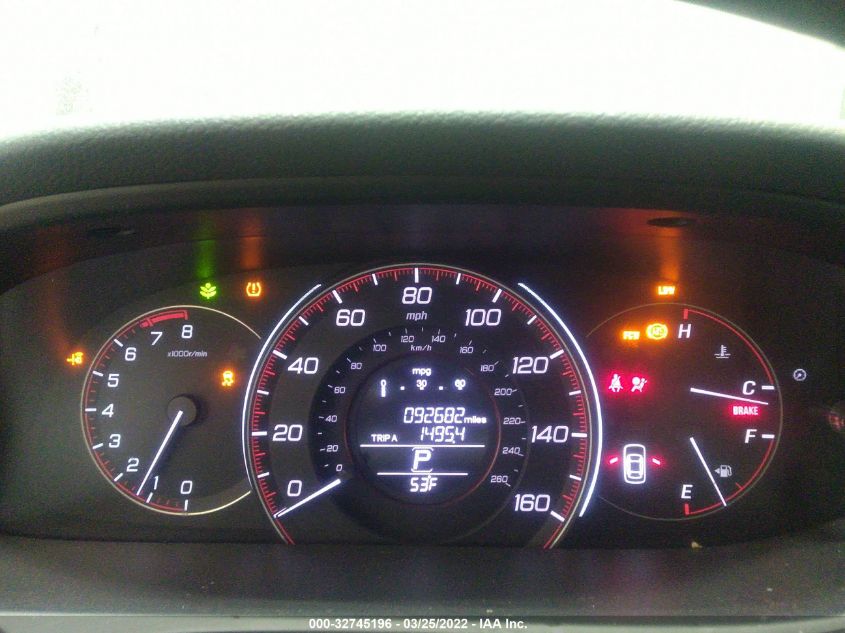 2013 HONDA ACCORD CPE EX-L 1HGCT2B86DA001304
