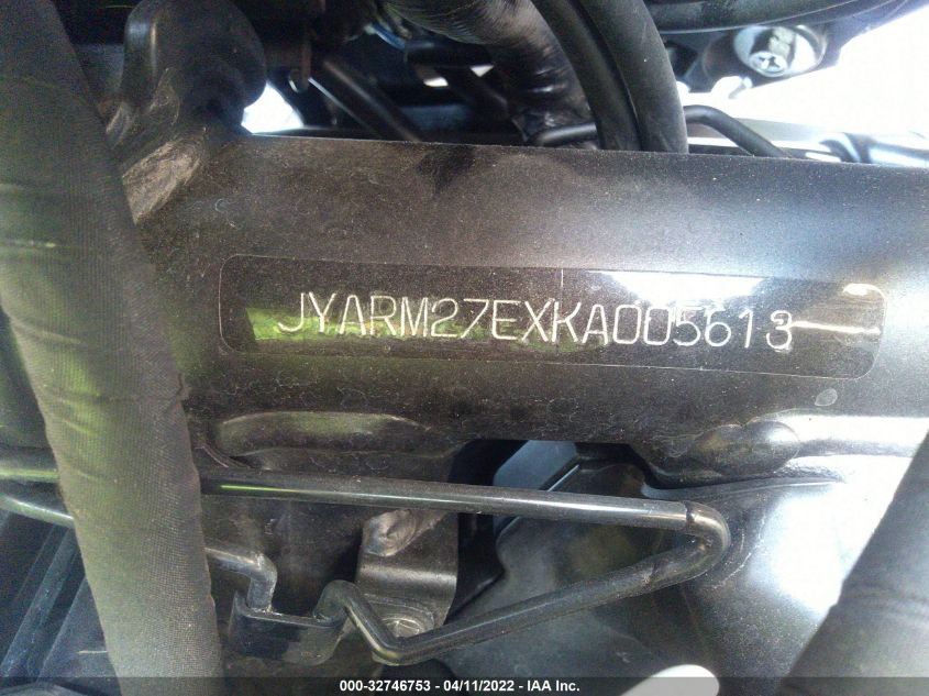 2019 YAMAHA MT07 JYARM27EXKA005613
