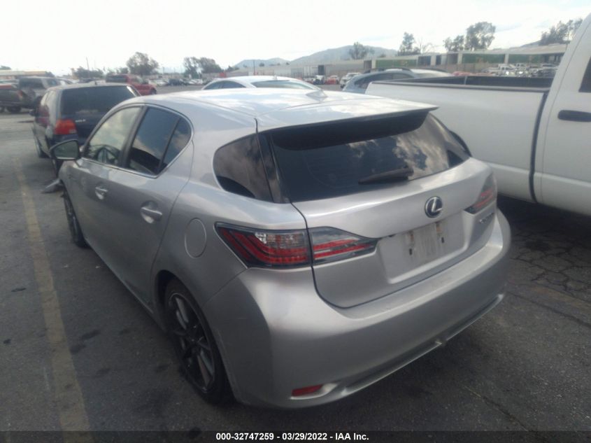 2013 LEXUS CT 200H HYBRID JTHKD5BH7D2139290
