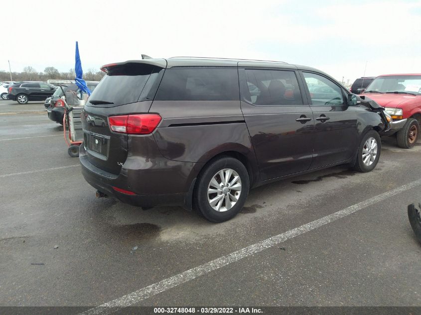 2016 KIA SEDONA LX KNDMB5C10G6194596