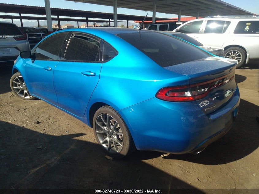 2015 DODGE DART VIN: 1C3CDFBB3FD181653