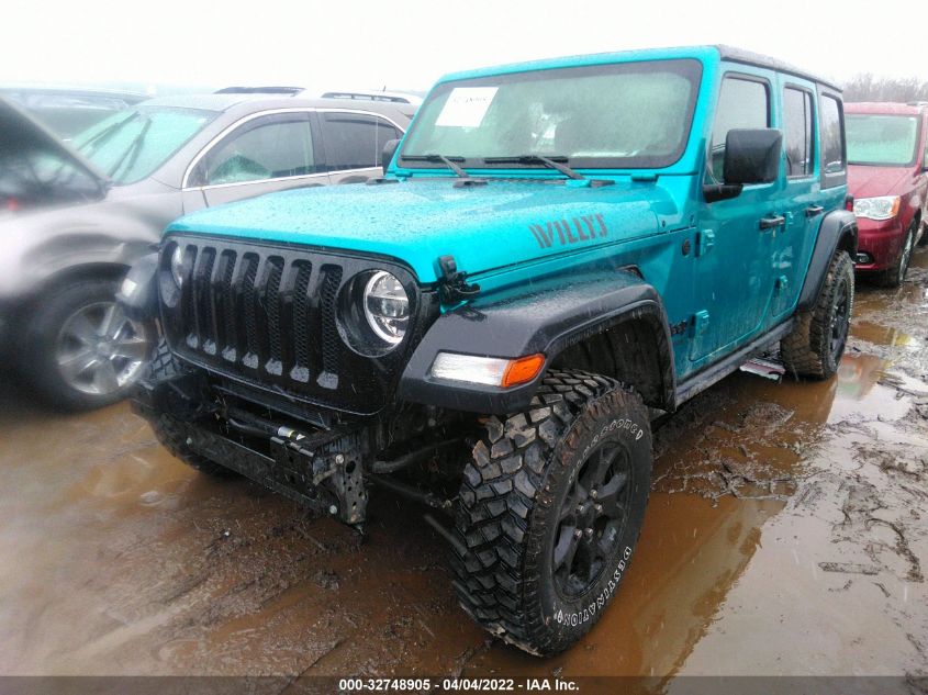 2020 JEEP WRANGLER UNLIMITED WILLYS 1C4HJXDN5LW286900