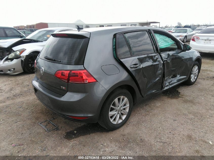 2015 VOLKSWAGEN GOLF TSI S W/SUNROOF 3VW217AU3FM042360