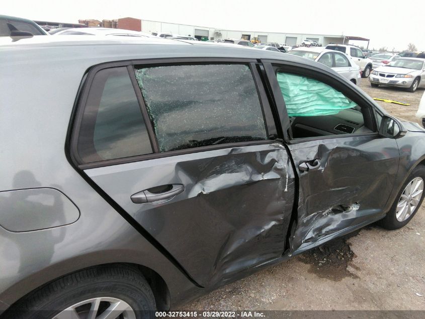 2015 VOLKSWAGEN GOLF TSI S W/SUNROOF 3VW217AU3FM042360