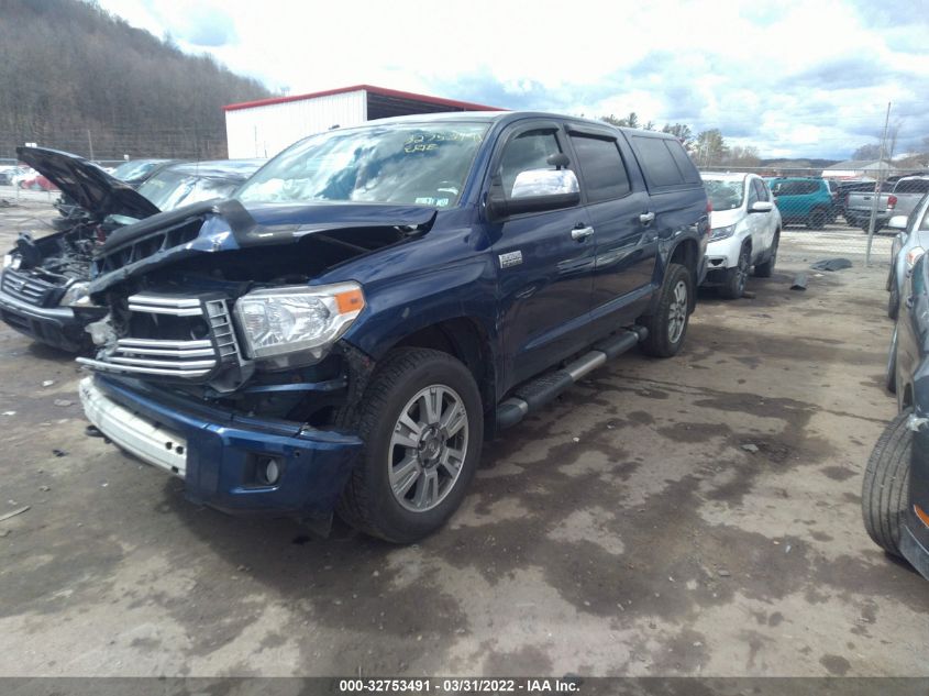 2015 TOYOTA TUNDRA 4WD TRUCK PLATINUM 5TFAW5F13FX465050