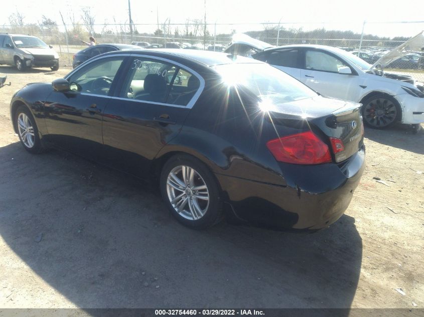 2013 INFINITI G37 SEDAN JOURNEY JN1CV6AP9DM719620