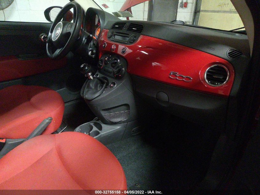 2013 FIAT 500 POP 3C3CFFAR8DT563290
