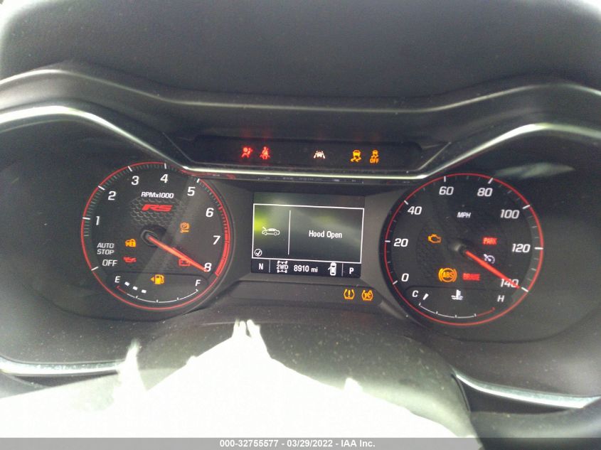 2022 CHEVROLET TRAILBLAZER RS KL79MUSL8NB054990