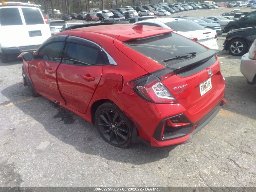 2020 HONDA CIVIC HATCHBACK EX SHHFK7H60LU217624