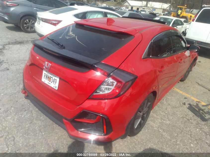 2020 HONDA CIVIC HATCHBACK EX SHHFK7H60LU217624