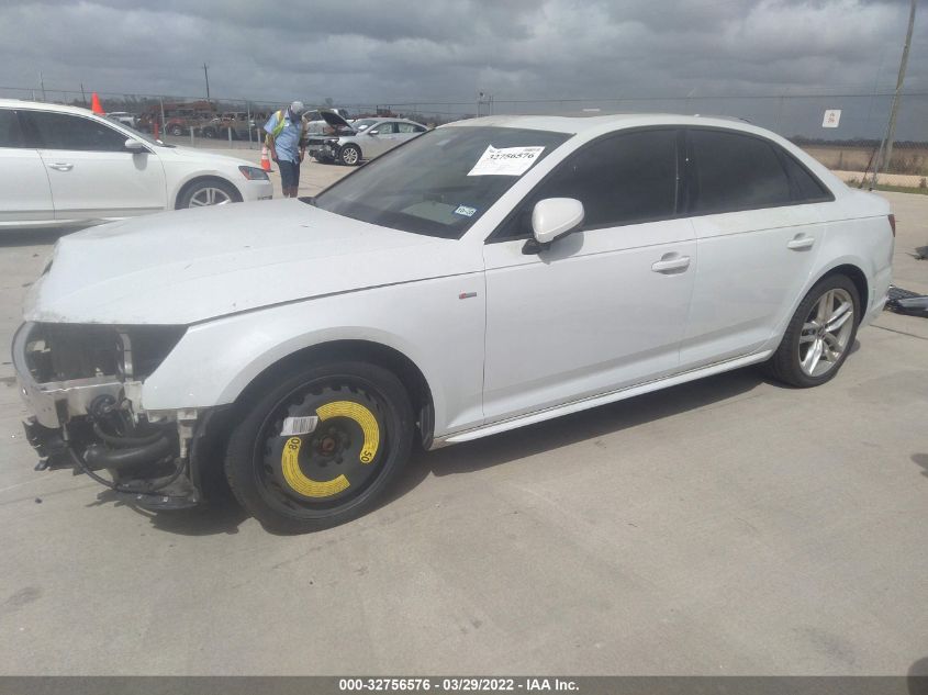 2017 AUDI A4 SEASON OF AUDI ULTRA WAUKMAF44HN058704