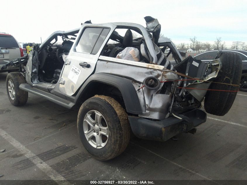 2018 JEEP WRANGLER UNLIMITED SPORT S 1C4HJXDN3JW145188