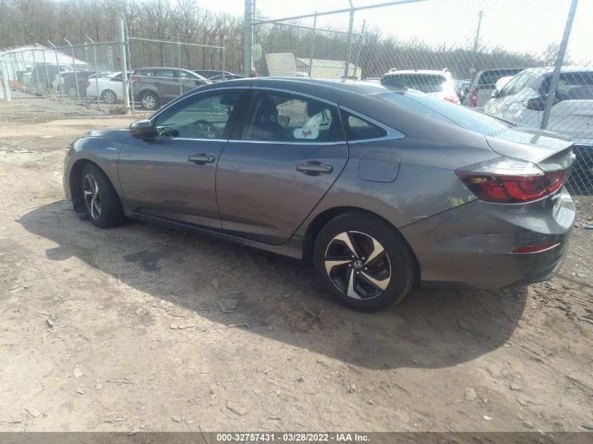2021 HONDA INSIGHT EX 19XZE4F53ME010960