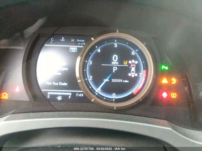 2020 LEXUS IS IS 300 F SPORT JTHG81F2XL5041442