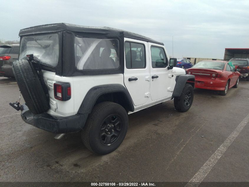 2021 JEEP WRANGLER UNLIMITED SPORT 1C4HJXDN2MW660204