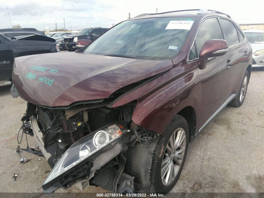 2013 LEXUS RX 350 2T2ZK1BA6DC107591