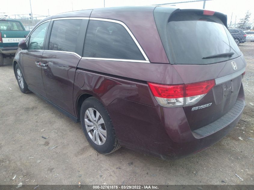 2014 HONDA ODYSSEY EXL 5FNRL5H67EB105616