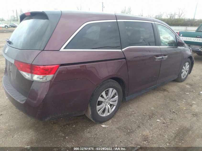 2014 HONDA ODYSSEY EXL 5FNRL5H67EB105616