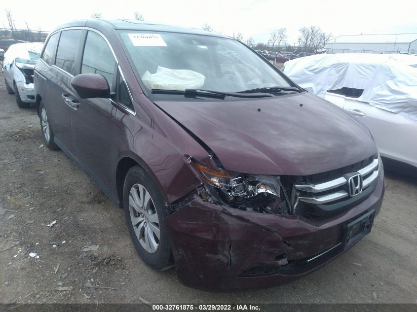 2014 HONDA ODYSSEY EXL 5FNRL5H67EB105616