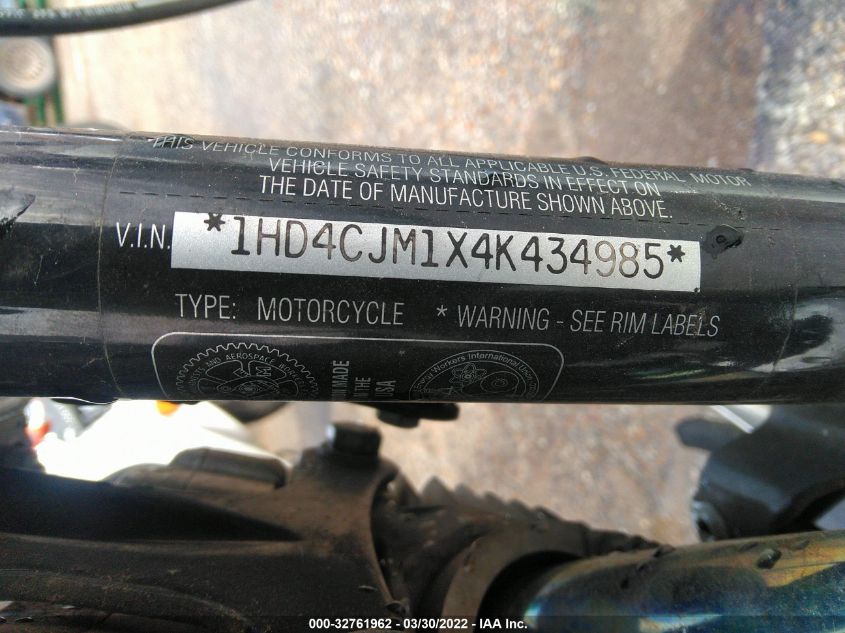 2004 HARLEY-DAVIDSON XL883 C 1HD4CJM1X4K434985