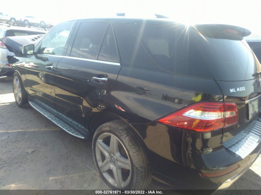 2015 MERCEDES-BENZ M-CLASS ML 400 4JGDA5GB0FA587298