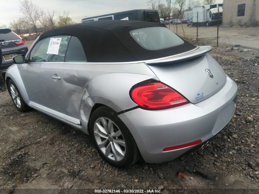 2013 VOLKSWAGEN BEETLE CONVERTIBLE 2.0L TDI 3VW5L7AT2DM803830