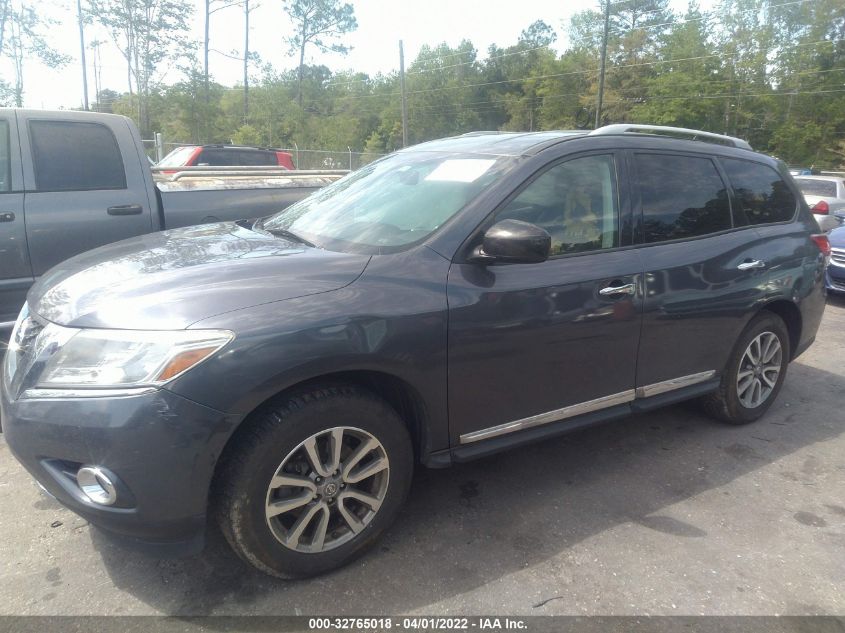 2013 NISSAN PATHFINDER SL 5N1AR2MN3DC680553