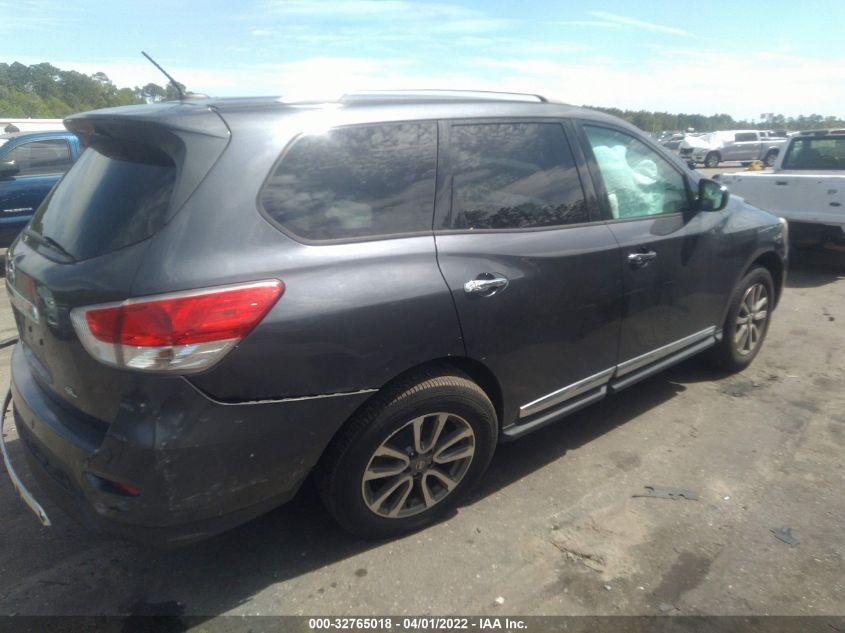 2013 NISSAN PATHFINDER SL 5N1AR2MN3DC680553