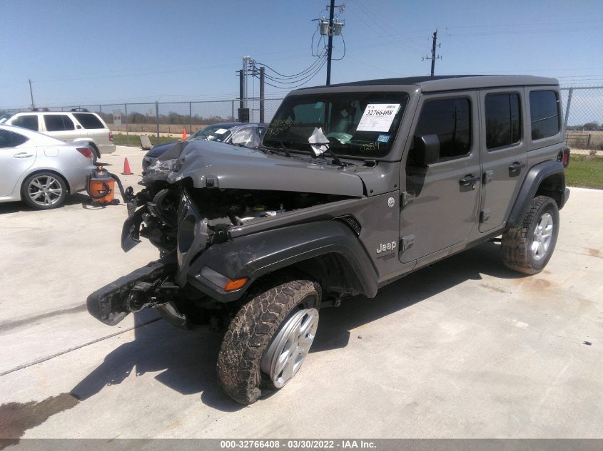 2020 JEEP WRANGLER UNLIMITED SPORT S 1C4HJXDGXLW280284