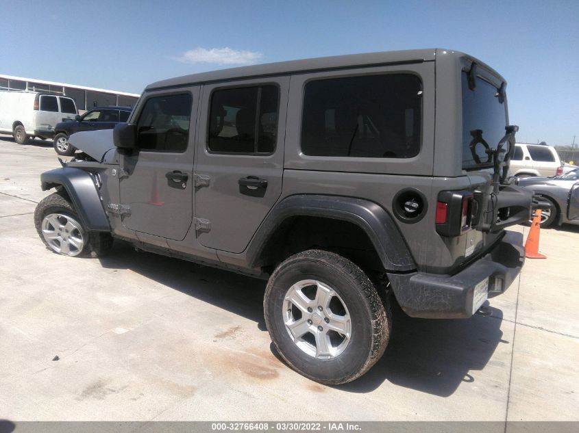 2020 JEEP WRANGLER UNLIMITED SPORT S 1C4HJXDGXLW280284