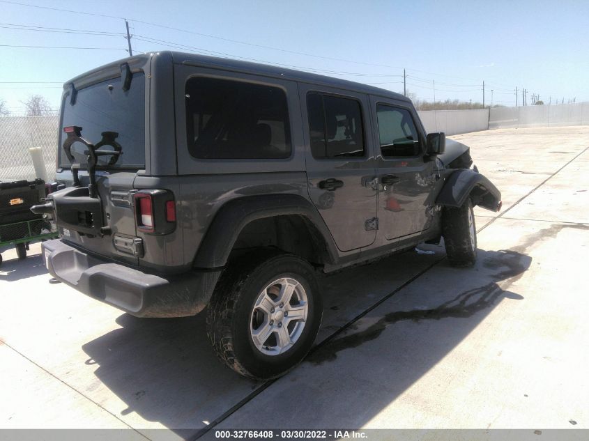 2020 JEEP WRANGLER UNLIMITED SPORT S 1C4HJXDGXLW280284