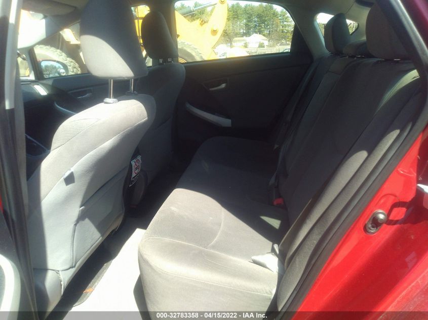 2013 TOYOTA PRIUS ONE/TWO/THREE/FOUR/FIVE JTDKN3DU2D1722093