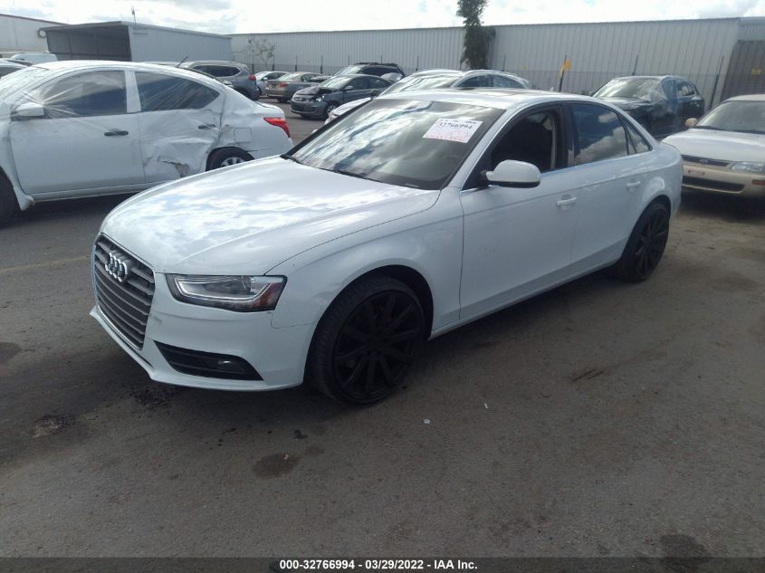 2013 AUDI A4 PREMIUM PLUS WAUFFAFL3DN038263