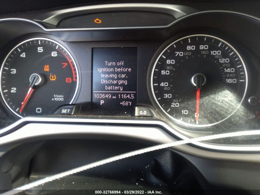 2013 AUDI A4 PREMIUM PLUS WAUFFAFL3DN038263