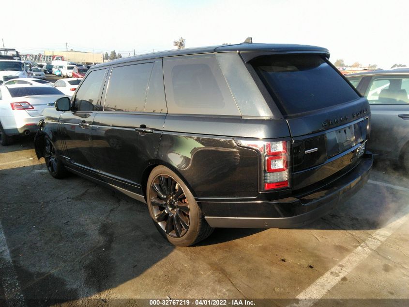 2016 LAND ROVER RANGE ROVER SUPERCHARGED SALGS3EF4GA302265