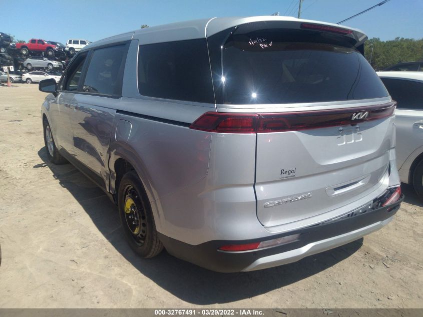 2022 KIA CARNIVAL LXS KNDNB4H33N6109109