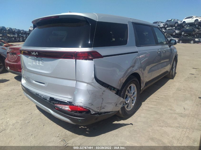 2022 KIA CARNIVAL LXS KNDNB4H33N6109109