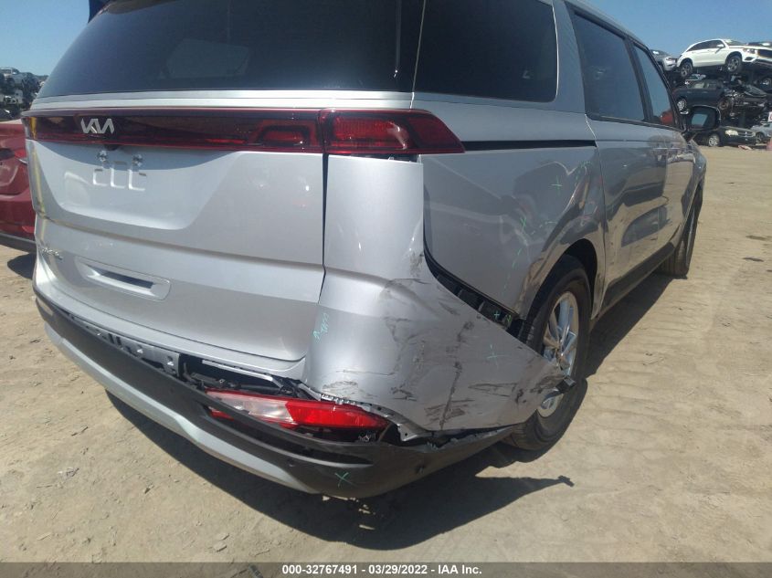 2022 KIA CARNIVAL LXS KNDNB4H33N6109109