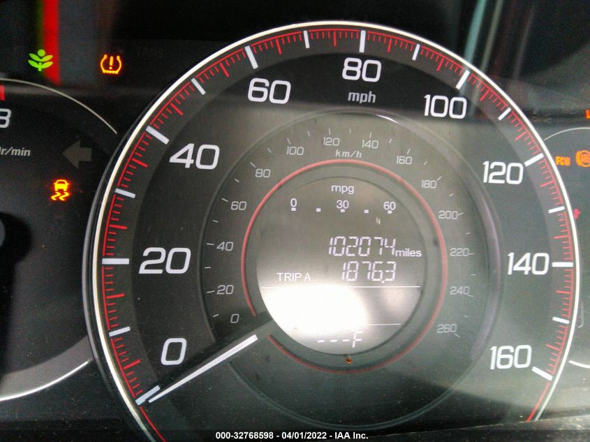 2013 HONDA ACCORD CPE EX-L 1HGCT2B89DA005301