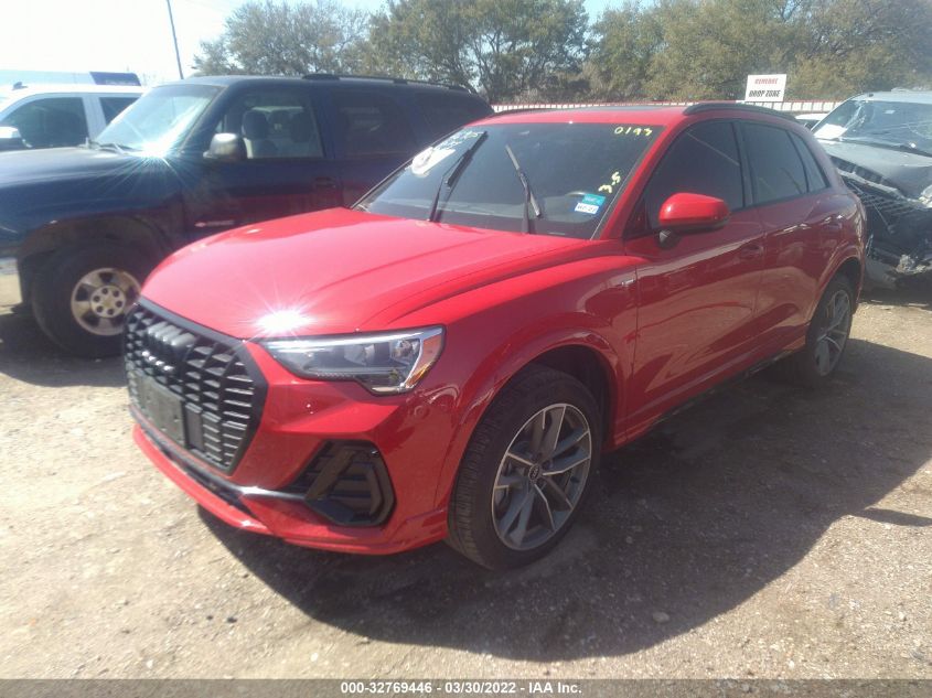 2021 AUDI Q3 S LINE PREMIUM WA1DECF34M1040193