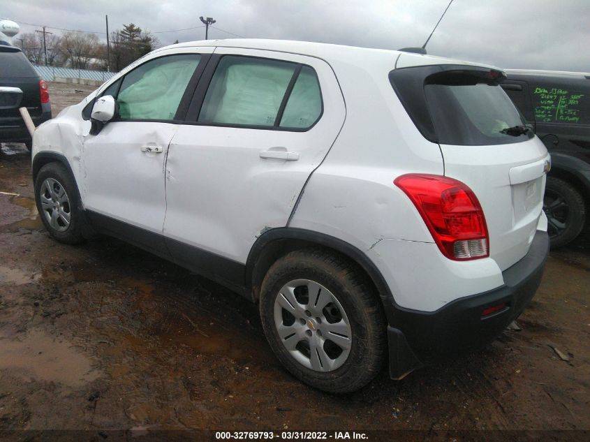 2015 CHEVROLET TRAX LS KL7CJKSB3FB067965