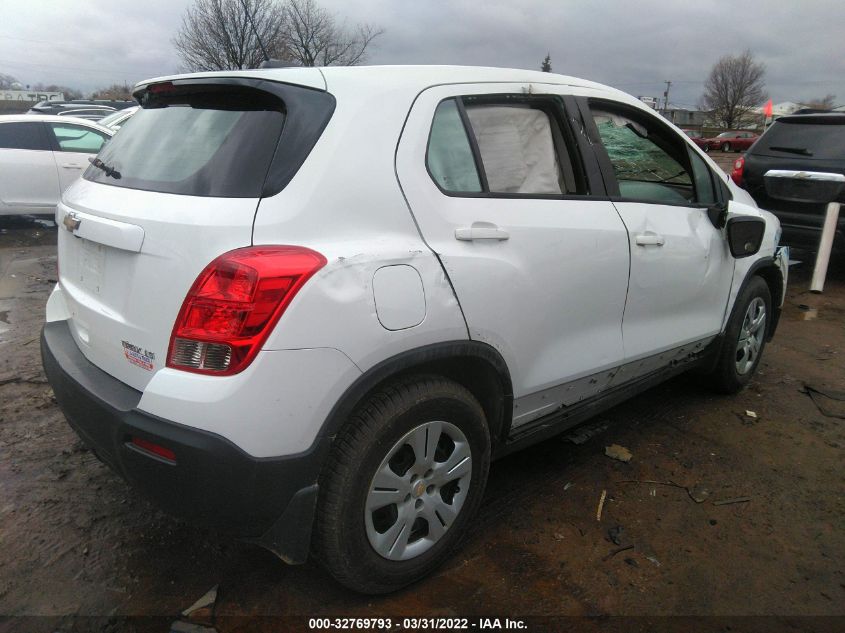 2015 CHEVROLET TRAX LS KL7CJKSB3FB067965