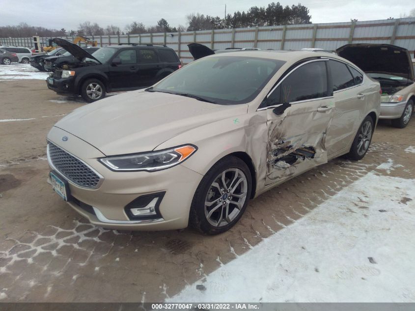 2019 FORD FUSION HYBRID TITANIUM 3FA6P0RU9KR273765